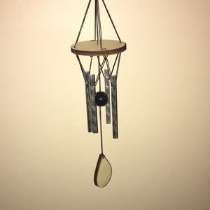 wind chimes with wooden pendant | NWOT